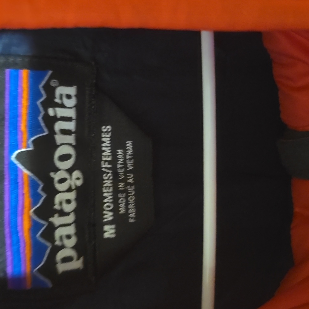 Patagonia Orange Quilted Lightweight Puffer Jacket - Picture 3 of 4